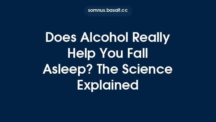 Does Alcohol Really Help You Fall Asleep? The Science Explained Thumbnail