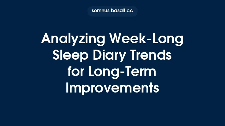 Analyzing Week‑Long Sleep Diary Trends for Long‑Term Improvements Thumbnail