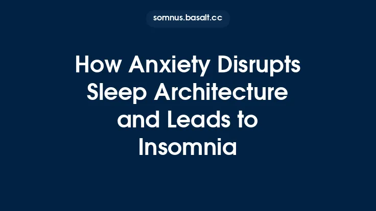 How Anxiety Disrupts Sleep Architecture and Leads to Insomnia Thumbnail
