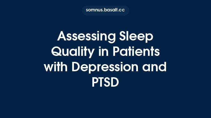 Assessing Sleep Quality in Patients with Depression and PTSD Thumbnail