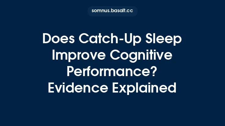 Does Catch‑Up Sleep Improve Cognitive Performance? Evidence Explained Thumbnail