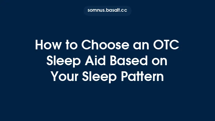 How to Choose an OTC Sleep Aid Based on Your Sleep Pattern Thumbnail