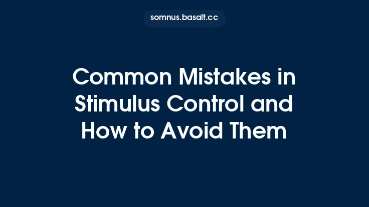 Common Mistakes in Stimulus Control and How to Avoid Them Thumbnail