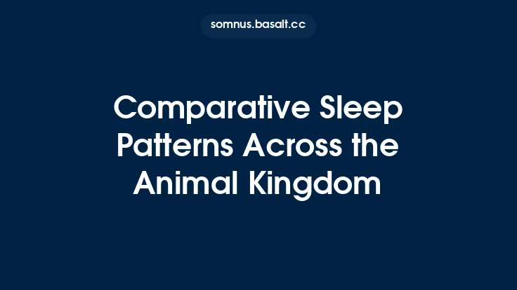 Comparative Sleep Patterns Across the Animal Kingdom Thumbnail