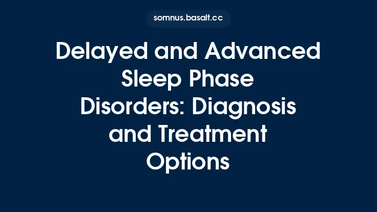 Delayed and Advanced Sleep Phase Disorders: Diagnosis and Treatment Options Thumbnail