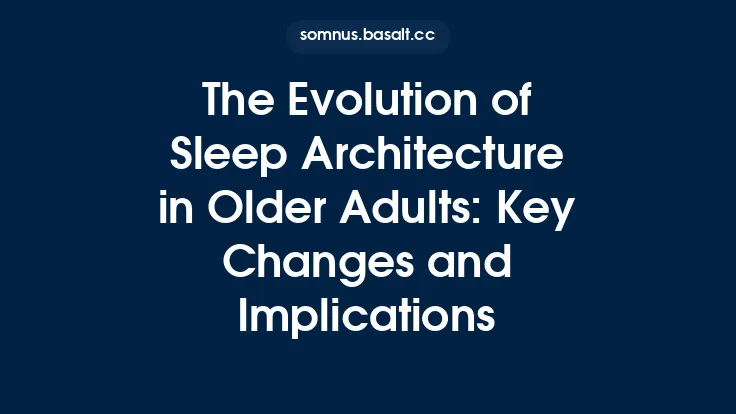 The Evolution of Sleep Architecture in Older Adults: Key Changes and Implications Thumbnail