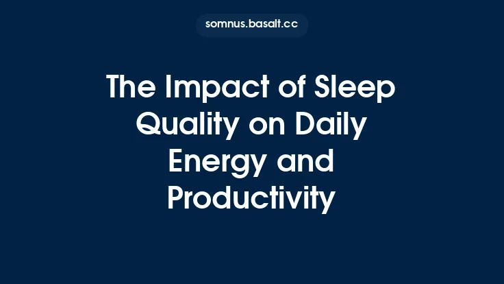 The Impact of Sleep Quality on Daily Energy and Productivity Thumbnail