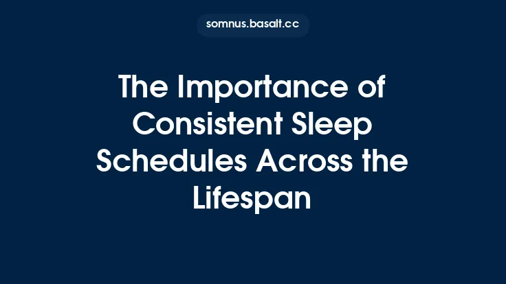 The Importance of Consistent Sleep Schedules Across the Lifespan Thumbnail