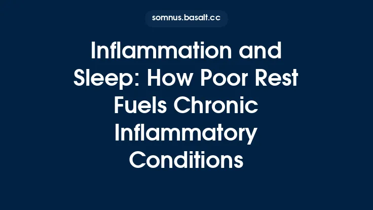 Inflammation and Sleep: How Poor Rest Fuels Chronic Inflammatory Conditions Thumbnail