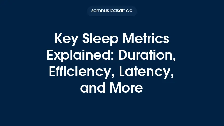 Key Sleep Metrics Explained: Duration, Efficiency, Latency, and More Thumbnail