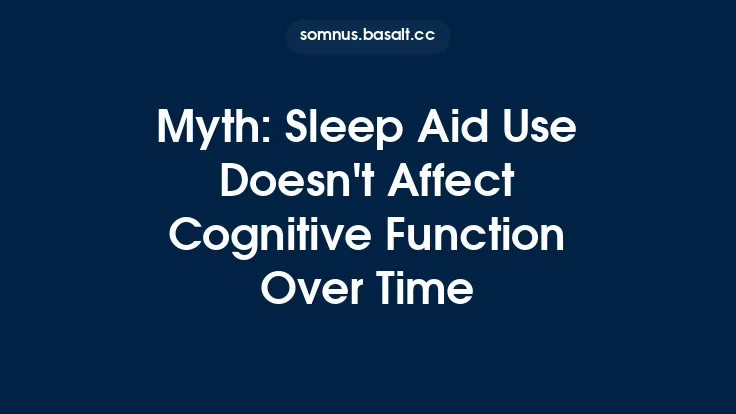 Myth: Sleep Aid Use Doesn