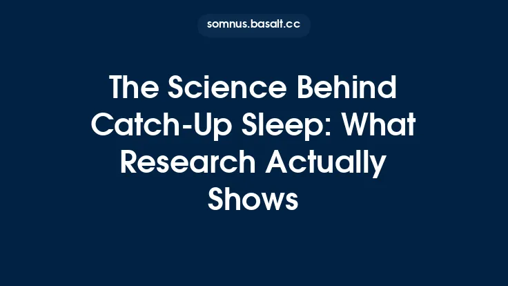 The Science Behind Catch‑Up Sleep: What Research Actually Shows Thumbnail