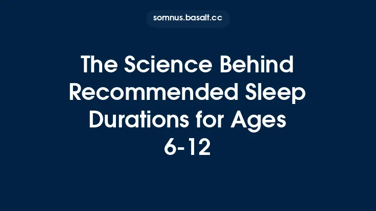The Science Behind Recommended Sleep Durations for Ages 6â12 Thumbnail