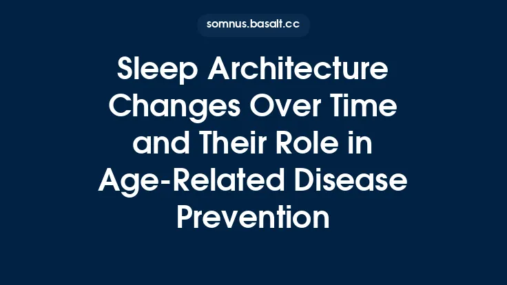 Sleep Architecture Changes Over Time and Their Role in Age‑Related Disease Prevention Thumbnail
