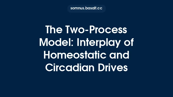 The Two-Process Model: Interplay of Homeostatic and Circadian Drives Thumbnail