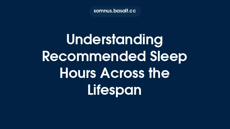 Understanding Recommended Sleep Hours Across the Lifespan Thumbnail