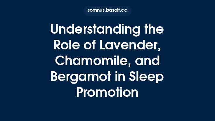 Understanding the Role of Lavender, Chamomile, and Bergamot in Sleep Promotion Thumbnail