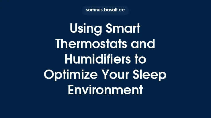 Using Smart Thermostats and Humidifiers to Optimize Your Sleep Environment Thumbnail