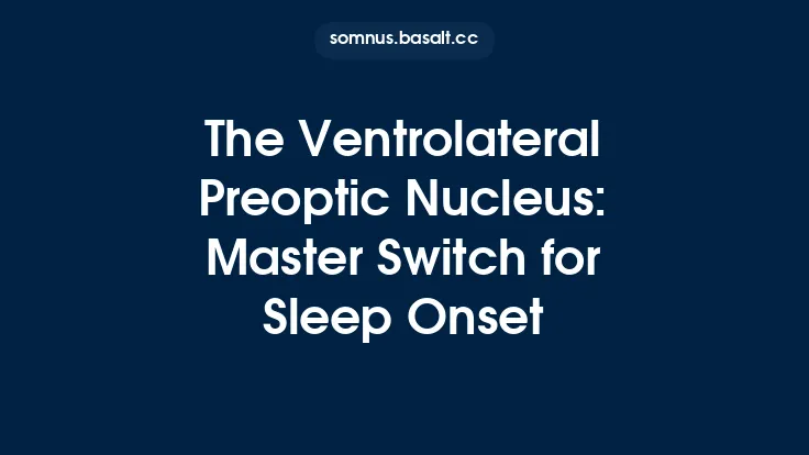 The Ventrolateral Preoptic Nucleus: Master Switch for Sleep Onset Thumbnail