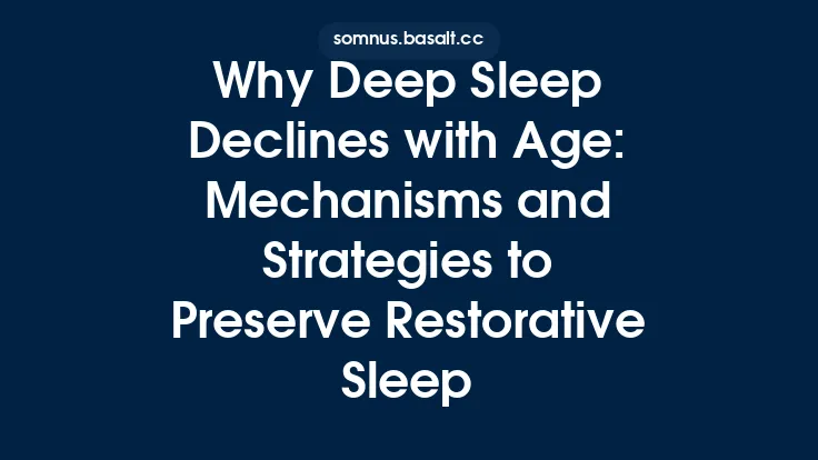 Why Deep Sleep Declines with Age: Mechanisms and Strategies to Preserve Restorative Sleep Thumbnail