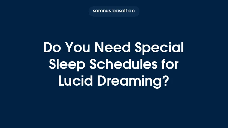 Do You Need Special Sleep Schedules for Lucid Dreaming? Thumbnail